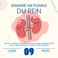 Semaine nationale du rein 2026 : mieux comprendre